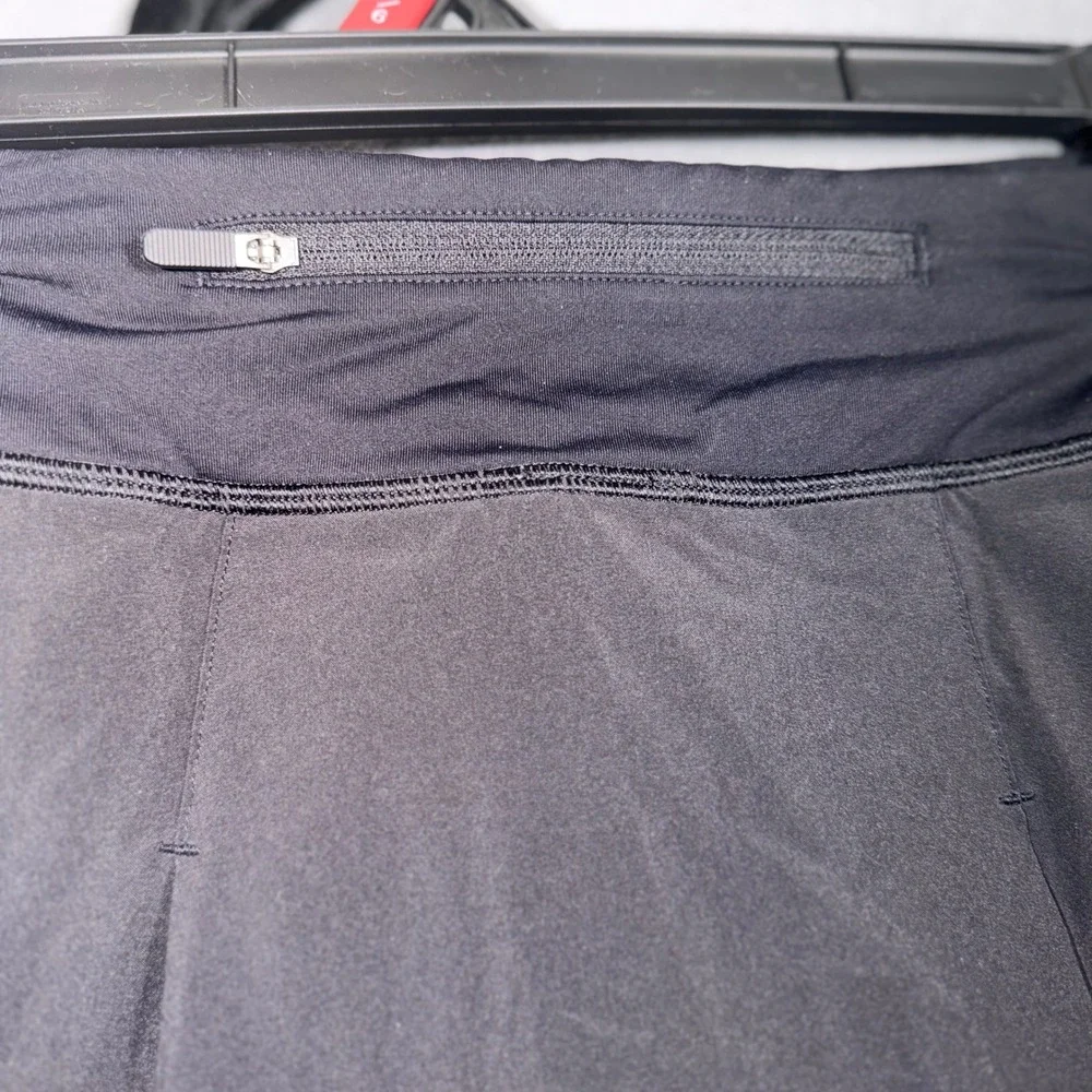 Lululemon Size 2 Black Pace Rival Skirt Tall Tennis‎ Golf Athletic Sporty Active